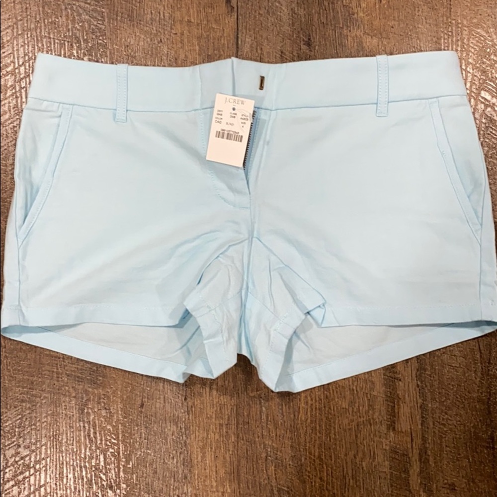 NWT J. Crew City Fit Shorts (Blue)